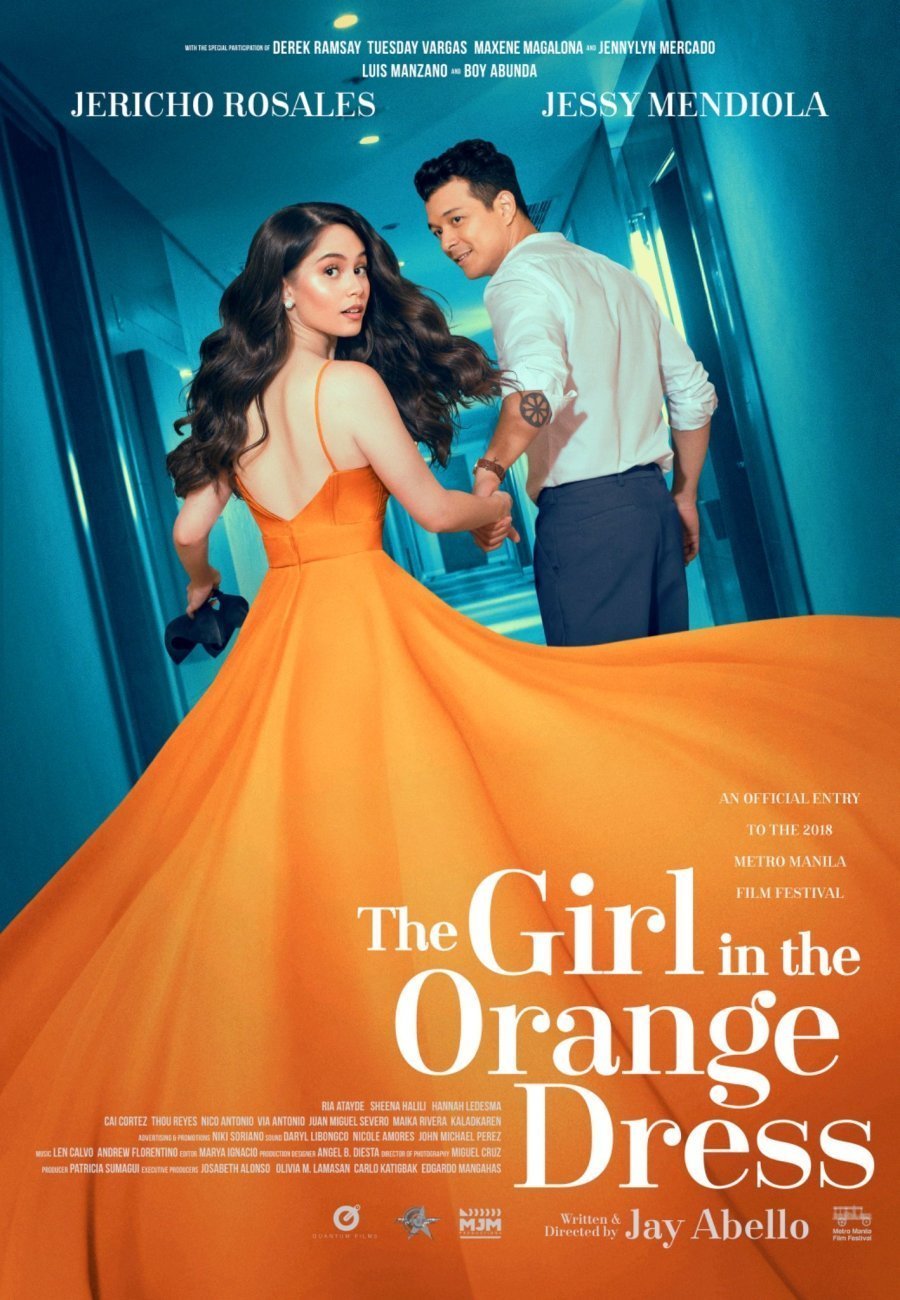Девушка в оранжевом платье (2018)
