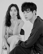 Шин Се Гён  и Чха Ын У на обложке Singles Июль 2019
