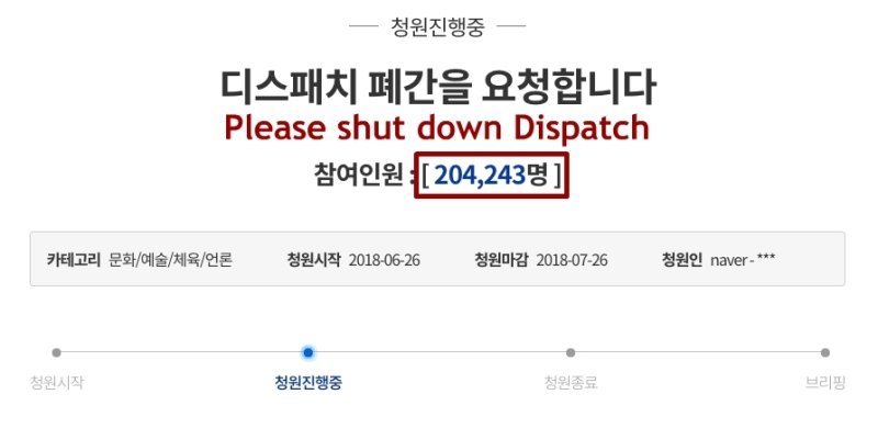 Возмущенные корейцы выступили против Dispatch