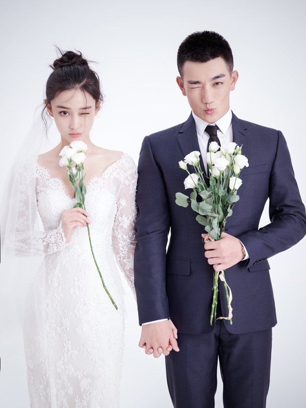 Чжан Синь Юй и Хе Джи: свадебные фото
