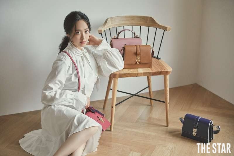 Фотосессия Ким Мин Чжон для журнала THE STAR August 2018