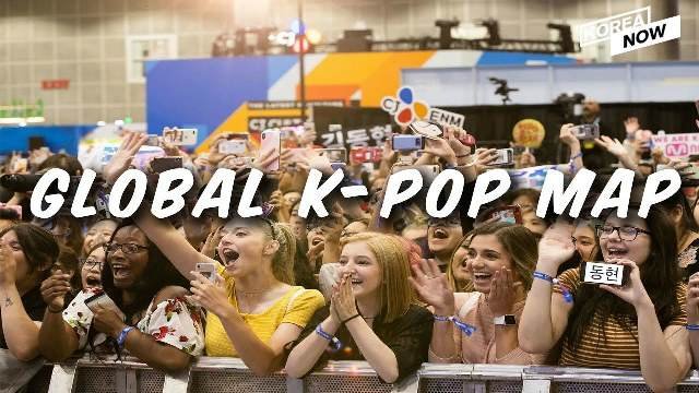 Карта мира и K-Pop: выбери себе группу